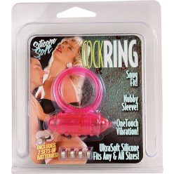 Vibrating Cockring Silicone Pink_B0O25_4