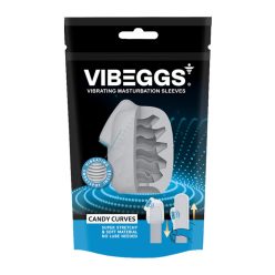   VIBEGGS - Candy Curves - Vibrating Masturbation Sleeve - White