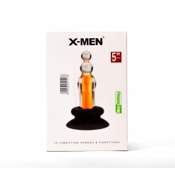 X-MEN 10 Speeds Vibrating Beaded Plug_B15O50_1