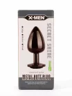 X-MEN Secret Shine Metal Butt Plug Gun Colour M