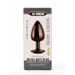 X-MEN Secret Shine Metal Butt Plug Gun Colour M