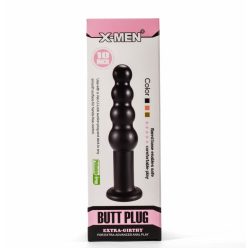 X-Men 10" Extra Girthy Butt Plug Black II