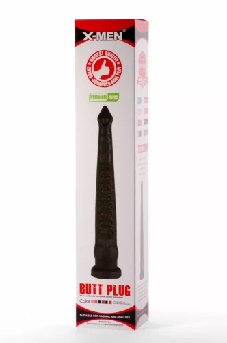 X-Men 23.23" Butt Plug PVC Black