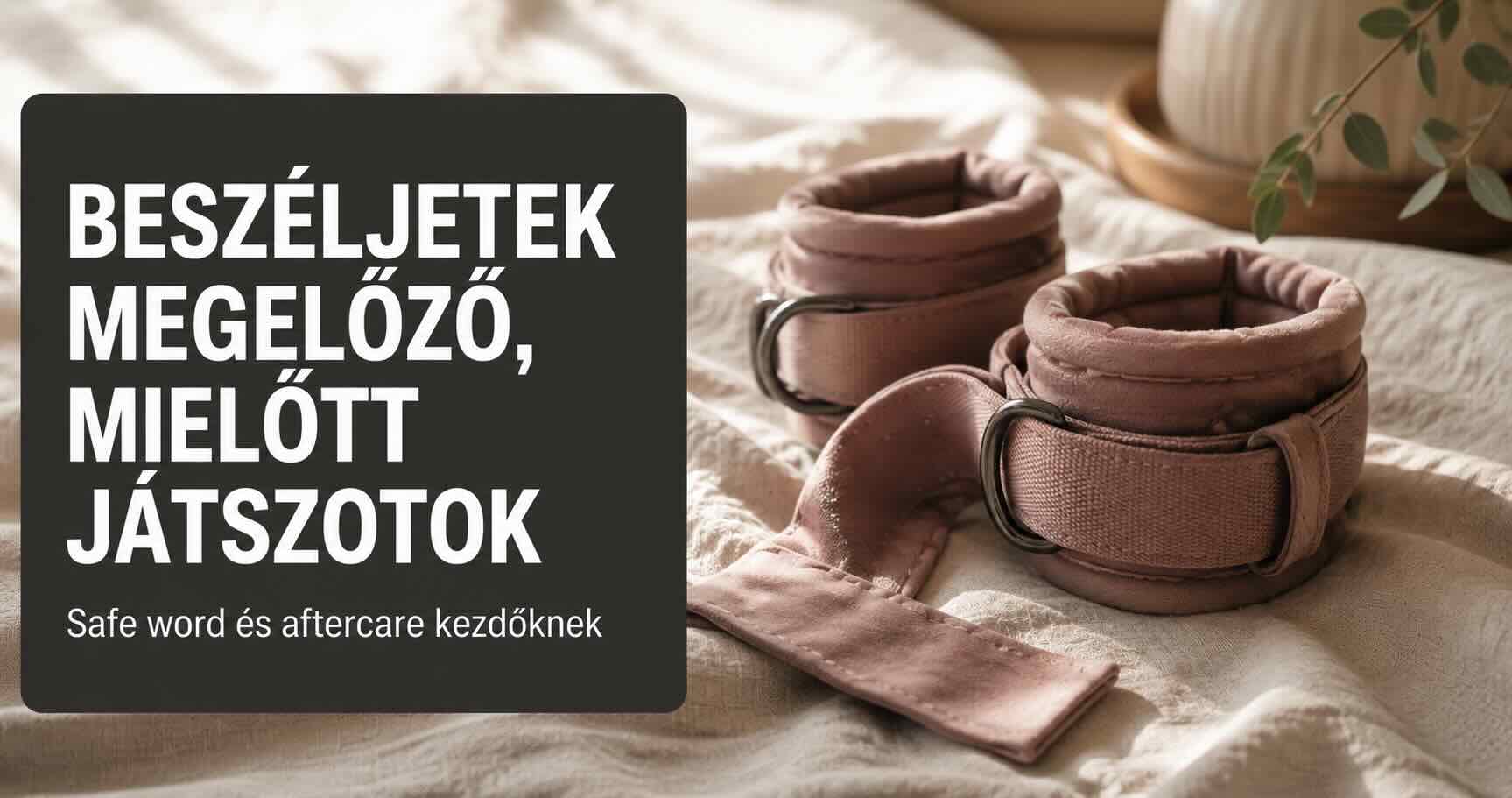 BDSM kezdőknek: safe word és aftercare, amit tudnod kell