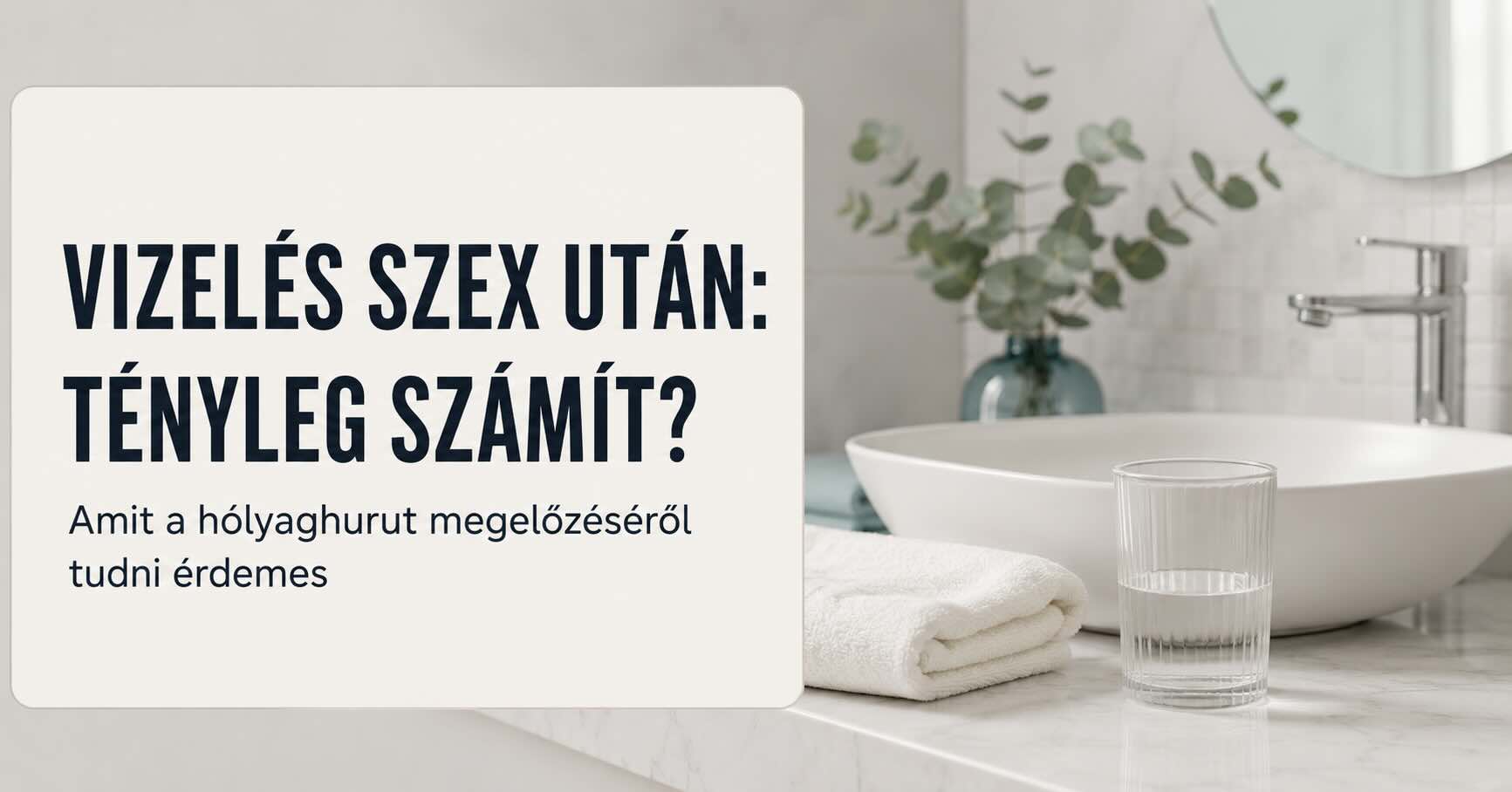 Szex utáni higiénia: mikor és miért érdemes vizelni, és mit érdemes még tudni